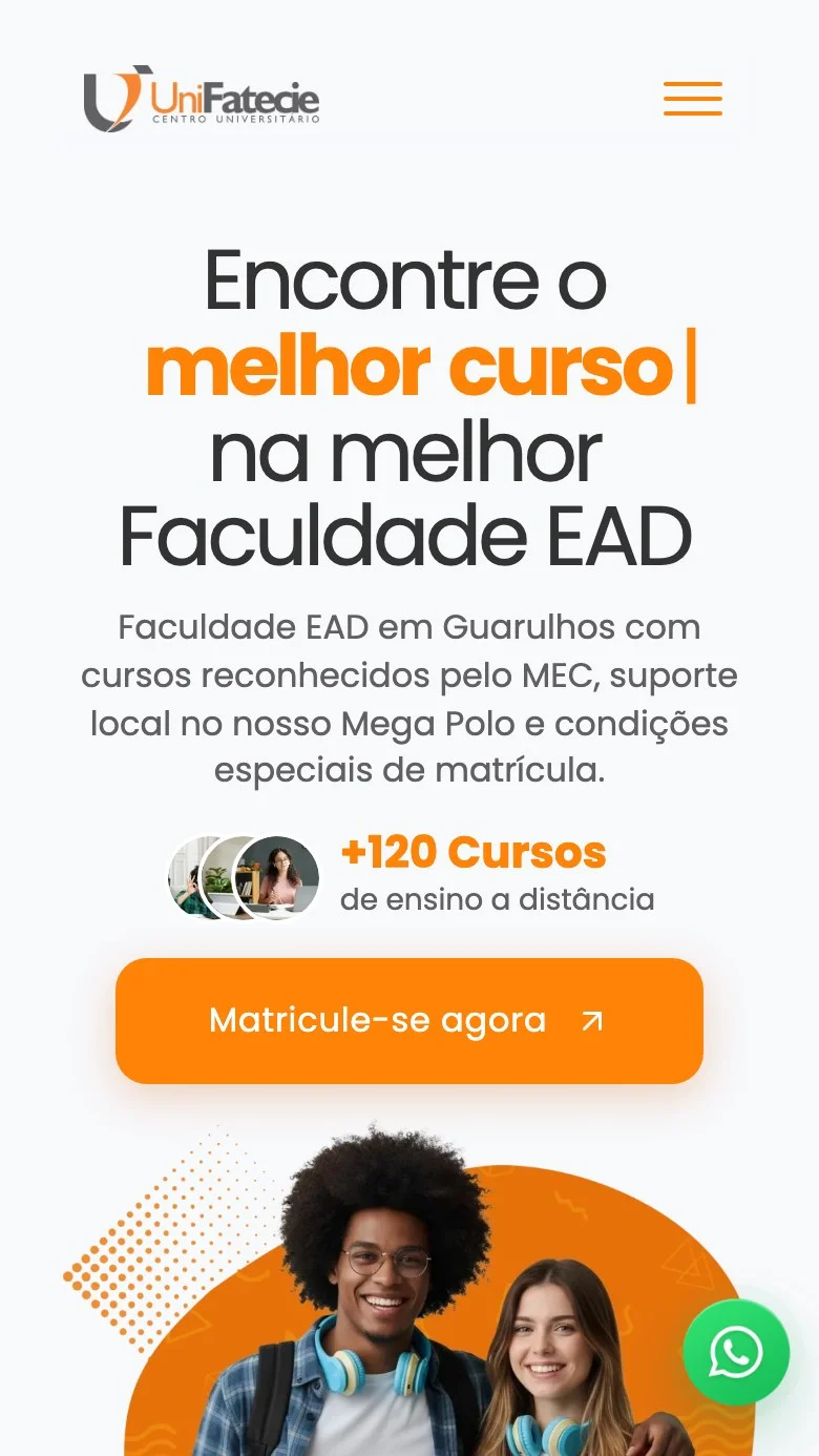 Prévia do site UniFatecie - Guarulhos